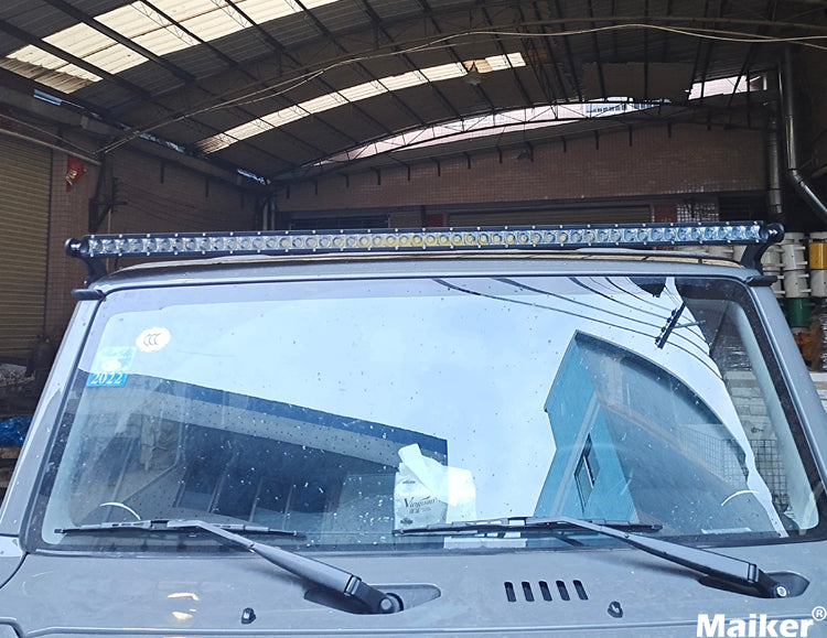 Maiker スズキ ジムニー JB64/74 アクセサリー用アルミルーフトップライトブラケット