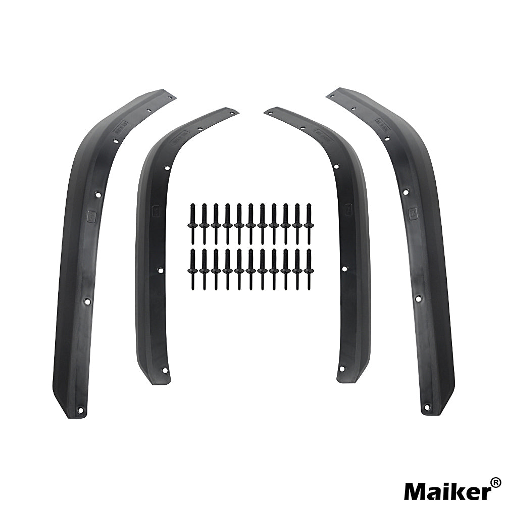 Maiker ラングラーJLアクセサリー用リベット付きフェンダー延長トリム