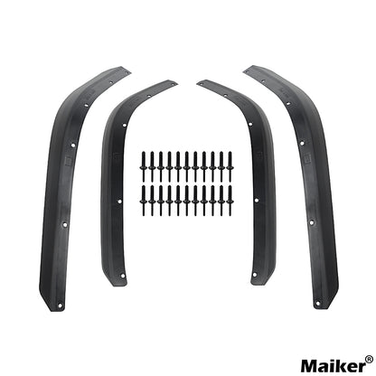 Maiker ラングラーJLアクセサリー用リベット付きフェンダー延長トリム