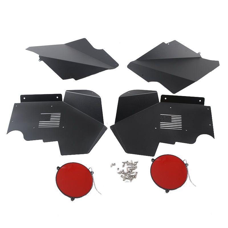 Front inner fender liner with light for Jeep wrangler JK 2007+ From Maiker