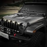 Maiker Armor Steel Hood Bonnet for Jeep Wrangler JL/Gladiator JT 4X4 Accessory