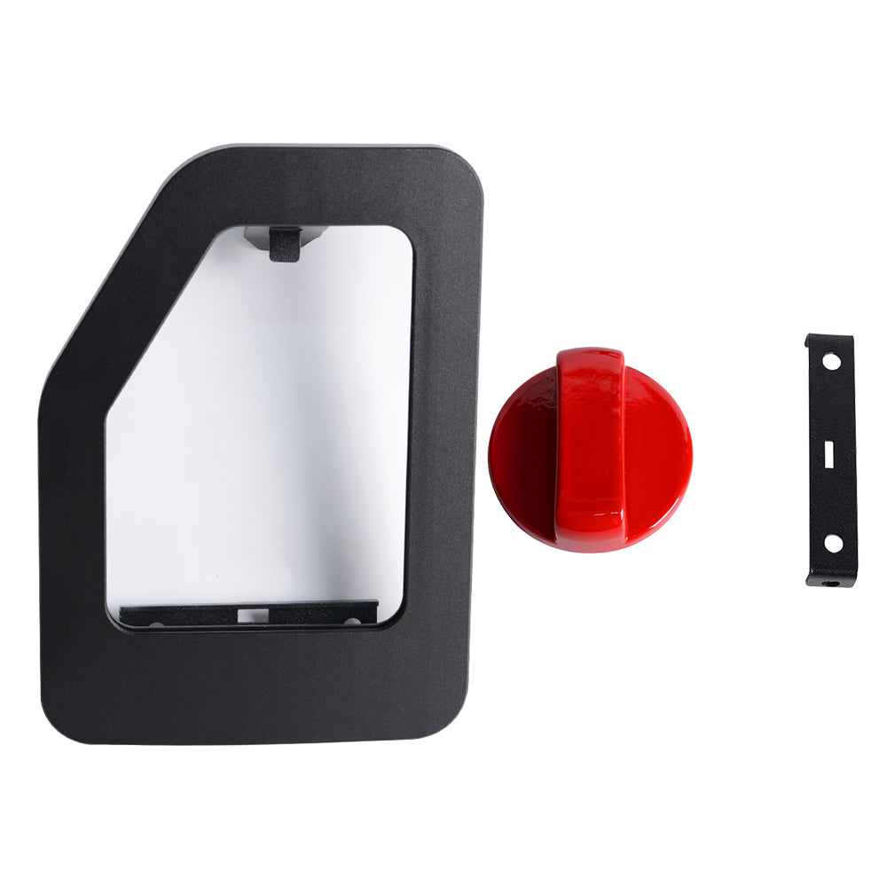 Maiker スズキ ジムニー JB74 アクセサリー用 透明ガソリンタンクカバー