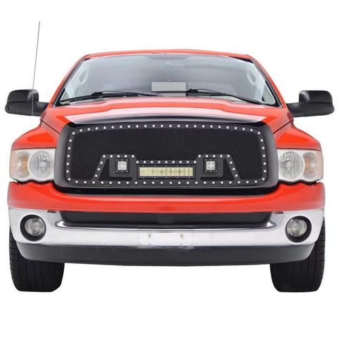 ABS Grille with light 2002- 2005 for Dodge Ram 1500  for  Ram2500/3500  2003-2005
