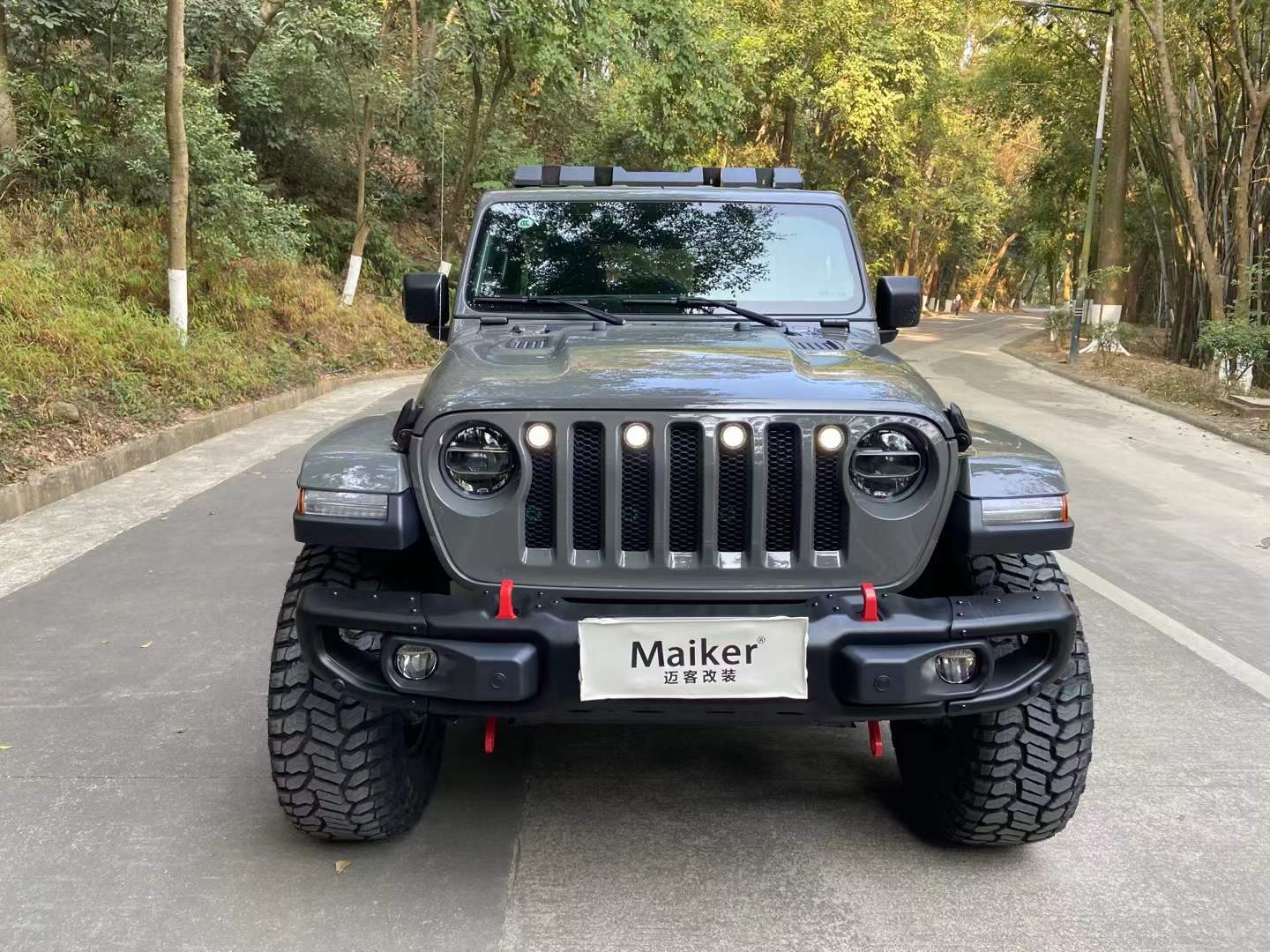Maiker Grille Light สำหรับรถจี๊ป wrangler JK/JL อุปกรณ์เสริม 