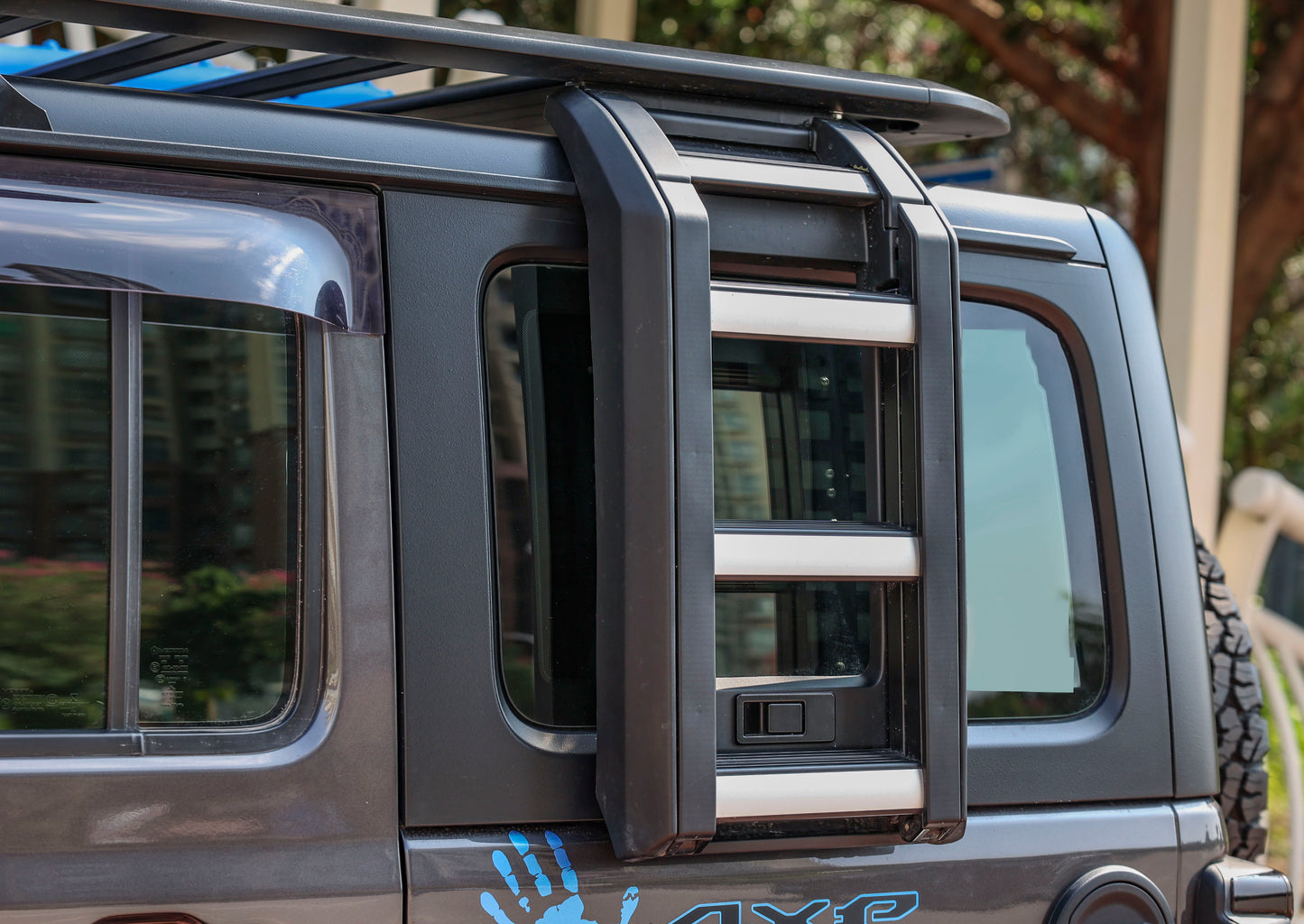 WS Roof Rack and Side Ladder for Jeep Wrangler JK/JL From Maiker