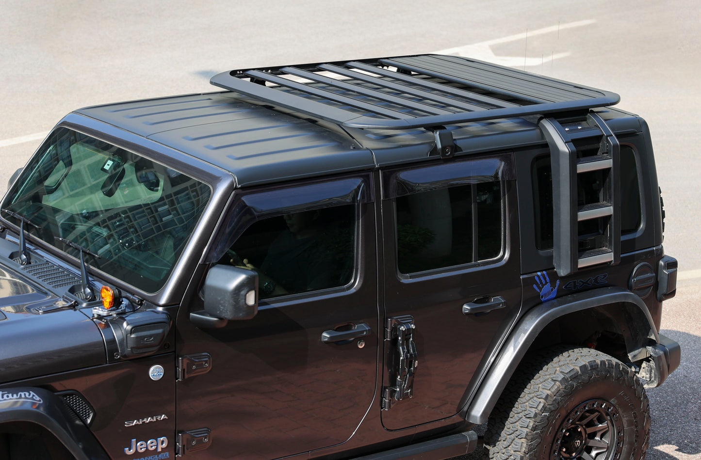 WS Roof Rack and Side Ladder for Jeep Wrangler JK/JL From Maiker
