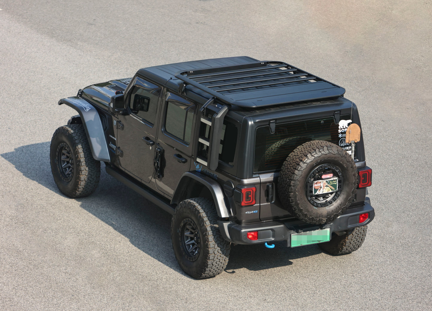 WS Roof Rack and Side Ladder for Jeep Wrangler JK/JL From Maiker