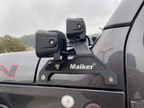 Maiker Dual A-Pillar Light Mount Bracket For Jeep Wrangler JL Accessories