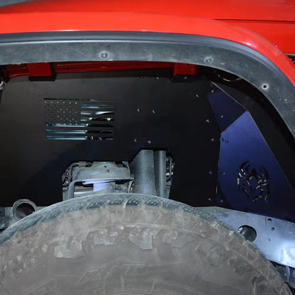 Front inner fender liner with light for Jeep wrangler JK 2007+ From Maiker