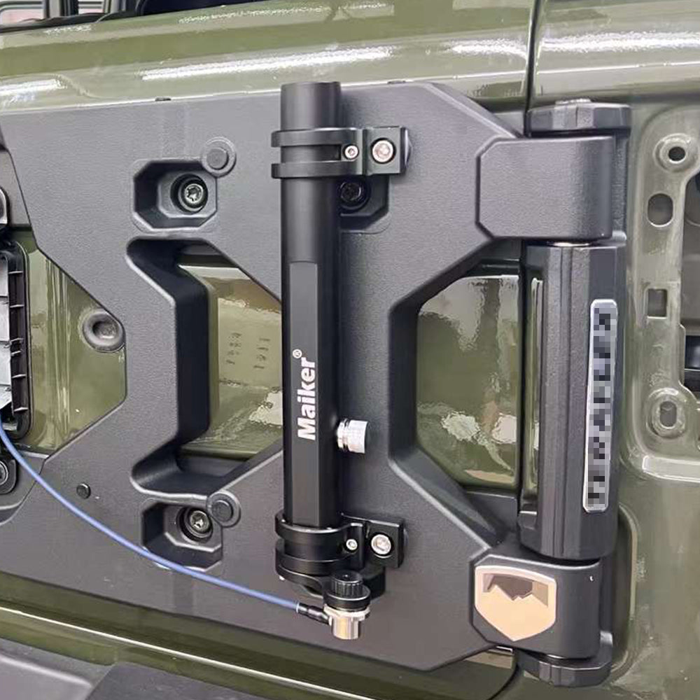 Maiker อลูมิเนียม Tailgate เสาธงยึดสำหรับ JEEP Wrangler JK JL 
