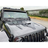 Maiker เกราะเหล็กฝากระโปรงสำหรับรถจี๊ป Wrangler JL/Gladiator JT 4X4 อุปกรณ์เสริม 