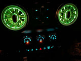 Maiker LED Atmosphere Light Air Vent LED Ambient Light For Jeep Wrangler JK 11-18