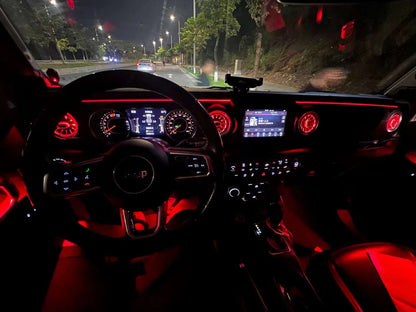 Maiker Air Vent LED Atmosphere Lights For Jeep Wrangler JL Accessories
