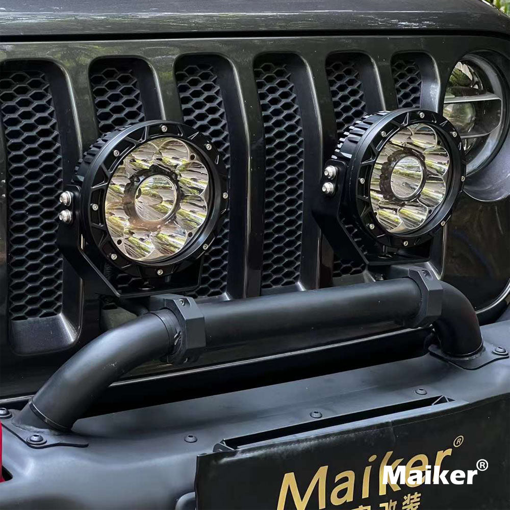 7 Inch 60W Floodlight for Jeep Wrangler Jk/jl/gladiator JT
