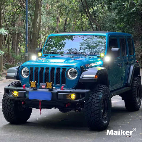 Maiker 5 นิ้ว 48W Spotlight สำหรับรถจี๊ป Wrangler JKJL/Gladiator JT อุปกรณ์เสริม