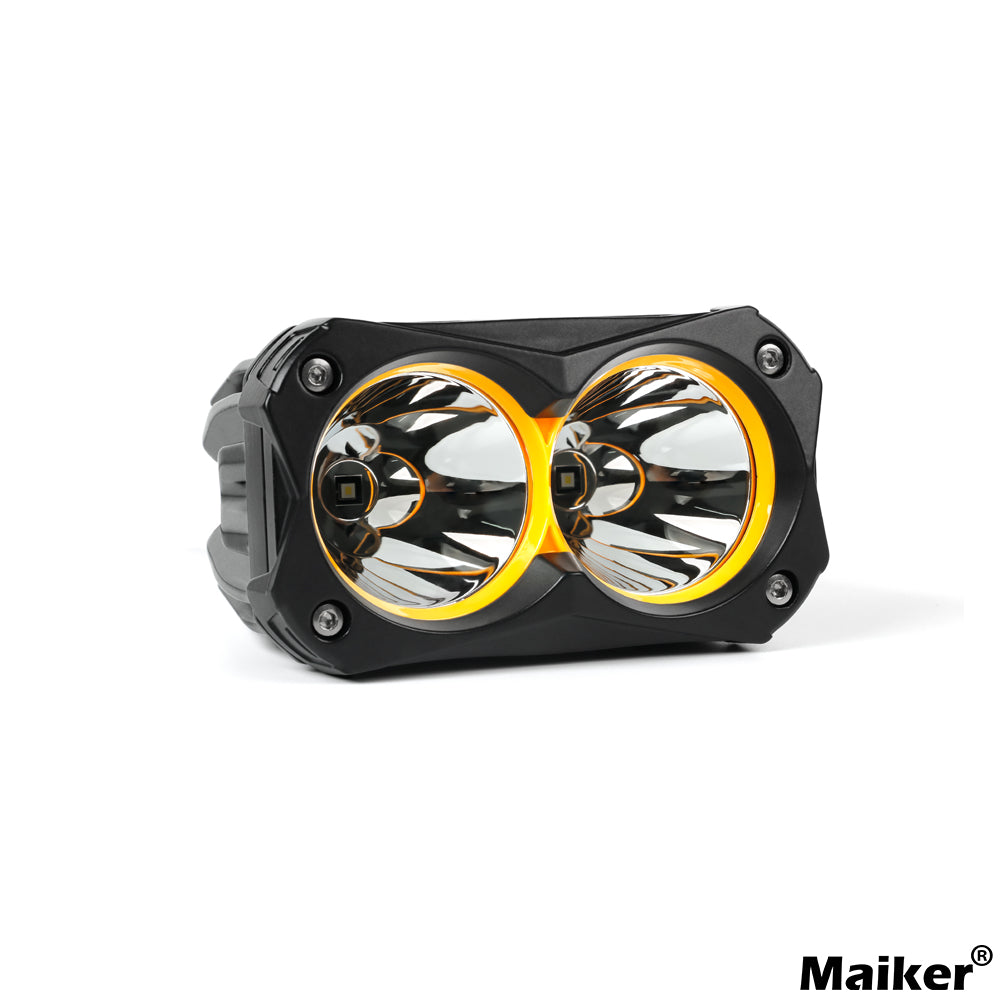 Maiker 2 นิ้ว 30W Spotlight สำหรับรถจี๊ป Wrangle JKJL อุปกรณ์เสริม