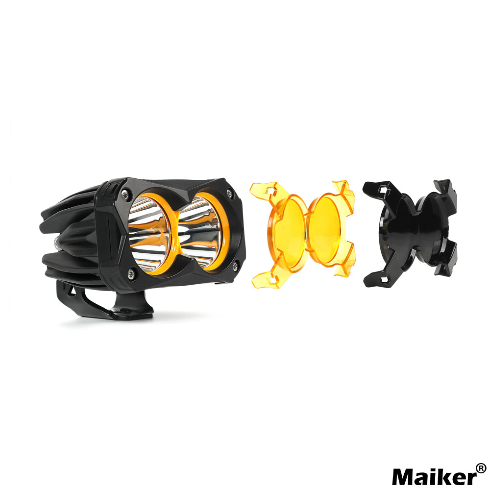 Maiker 2 นิ้ว 30W Spotlight สำหรับรถจี๊ป Wrangle JKJL อุปกรณ์เสริม