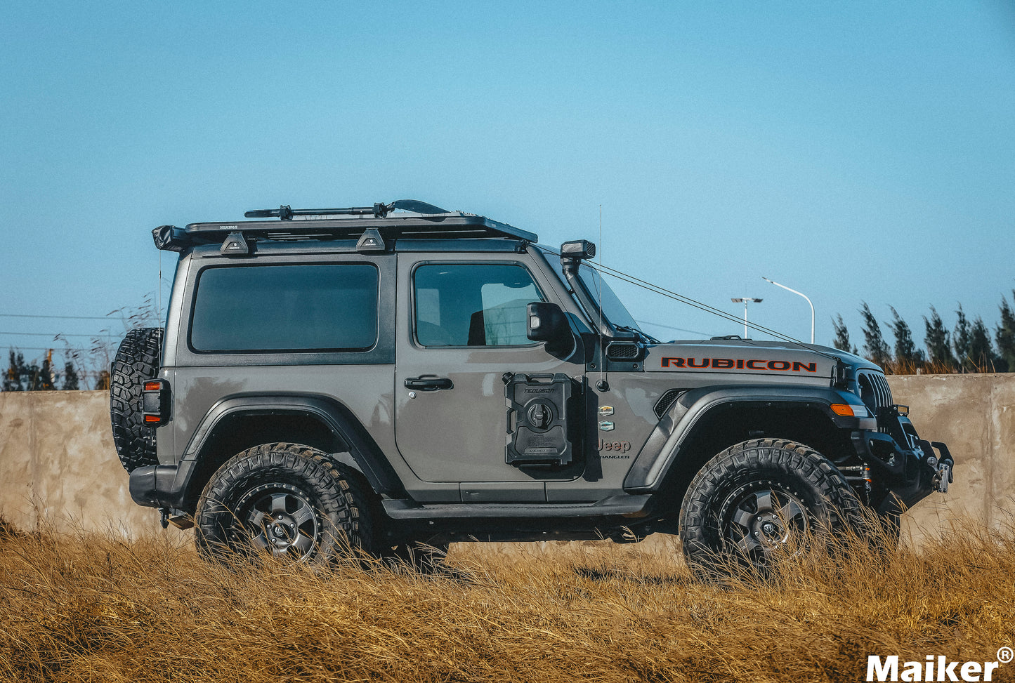 Maiker 7/9L Door Tank With Aluminum Bracket For Jeep Wrangler JKJL Accessories