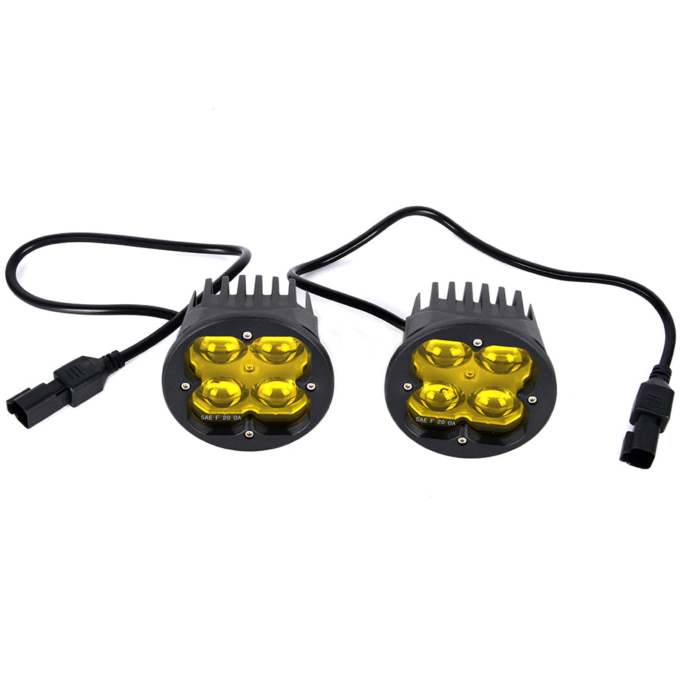 Maiker 3 นิ้ว 20W ไฟตัดหมอกสำหรับรถจี๊ป Wrangler JKJL อุปกรณ์เสริม