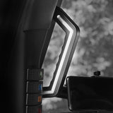 Maiker Aluminum A-pillar Grab Handles With Mobile Phone Holder For Jeep Wrangler JK