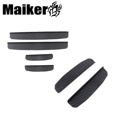 4pcs Offroad Parts For Jeep Wrangler Jl 2018 Abs Plastic Door Sills For Wrangler Entry Guard Cover