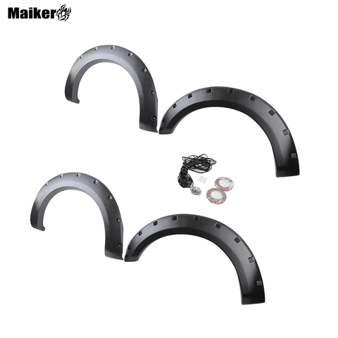 4x4 Off Road Parts Abs Front &amp; Rear Wheel Arch Fender False Wheel Eyebrow For F150 Accessories