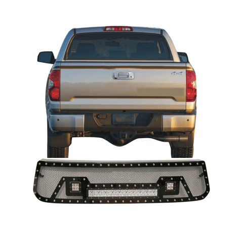 อุปกรณ์เสริม 4x4 กระจังหน้ากระจังหน้าตาข่ายสำหรับอุปกรณ์ Tundra Offroad Abs Grill 