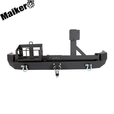 4x4 Rear Bumper With Spare Tire Rack For Fj Cruiser 2007+ Accessories Rear Bumper With Oil Drum Rack