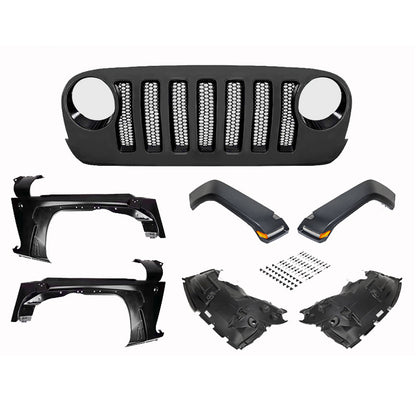 JL สไตล์ Fender Flares สำหรับ Jeep Wrangler JK 2007-2018 อุปกรณ์เสริม Off Road อะไหล่ Maiker