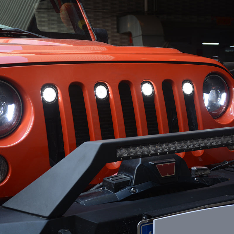 Maiker Grille Light สำหรับรถจี๊ป wrangler JK/JL อุปกรณ์เสริม 