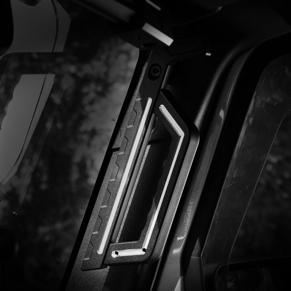 Maiker อลูมิเนียม A-pillar คว้าจับโทรศัพท์มือถือสำหรับ JEEP Wrangler JK 
