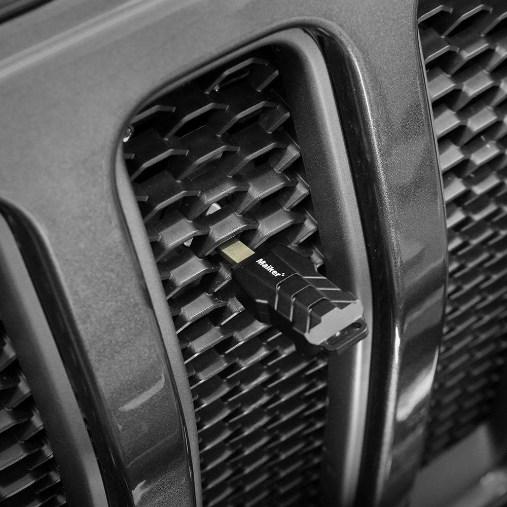 Maike Auto Hidden security bolt hood lock for Jeep wrangler JL 18+ acc