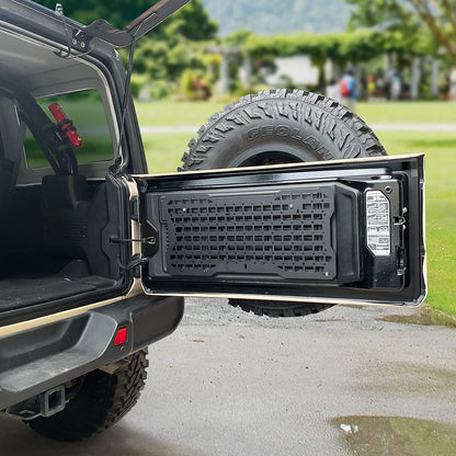 แผงยุทธวิธี Maiker Tailgate พร้อมกระเป๋า Moll 3 ใบ/สำหรับอุปกรณ์เสริม Jeep Wrangler JKJL