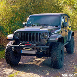 Maiker Extension Fender Trim พร้อม Rivet สำหรับ Jeep Wranger JL อุปกรณ์เสริม