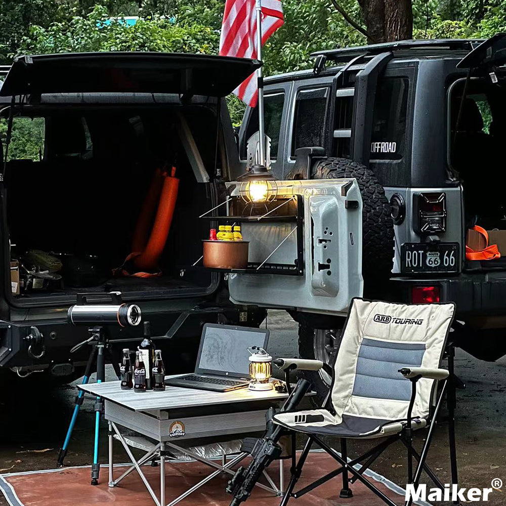 โต๊ะท้าย Maiker Double Tailgate สำหรับอุปกรณ์ Ford Bronco