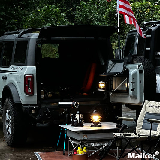 Maiker Double Tailgate Table For Ford Bronco Accessories