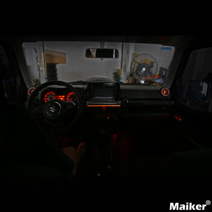 Maiker LEDアトモスフィアライト エアベント スズキ ジムニー JB64 JB74 アクセサリー