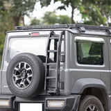 Maiker บันไดหลังอลูมิเนียมสำหรับ Suzuki Jimny JB64/JB74 อุปกรณ์เสริม