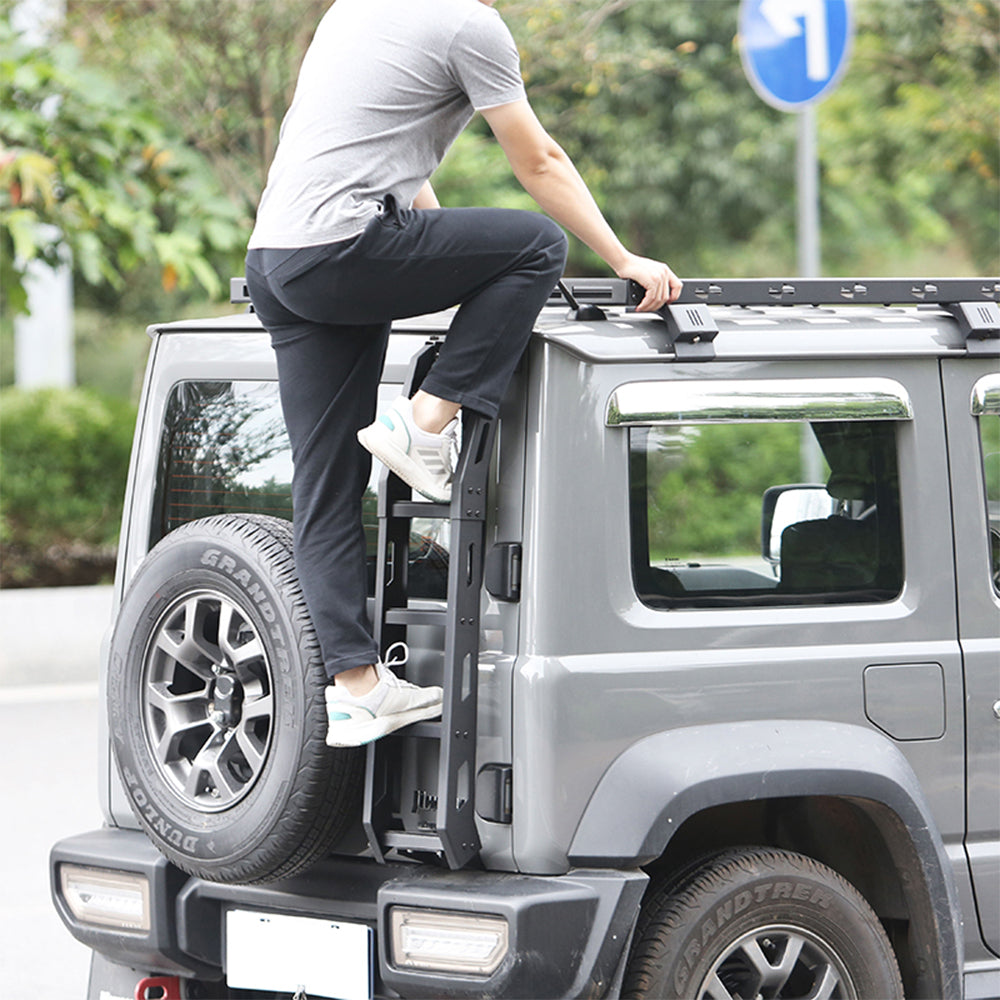 Maiker Aluminum Rear Ladder For Suzuki Jimny JB64/JB74 Accessories ...