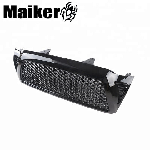 For Tundra 05-11 Black Front Mesh Grill Grille Pick Up Parts New Style Bumper Hood Grille