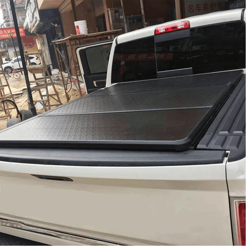 Hard พับ Tonneau สำหรับ Dodge Ram 1500 2009-2018 รถบรรทุก Pick Up อุปกรณ์เสริม 