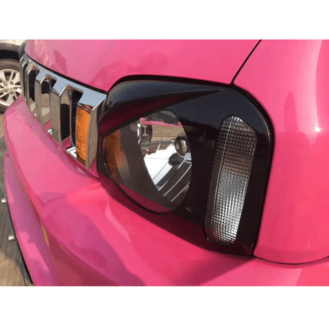 ฝาครอบไฟหน้า Abs คุณภาพสูงสำหรับ Suzuki Jimny อุปกรณ์เสริม 4x4 Offroad Light Cover 