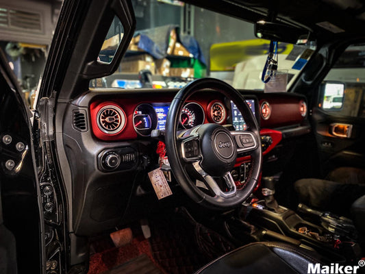 Maiker Air Vent LED Atmosphere Lights For Jeep Wrangler JL Accessories