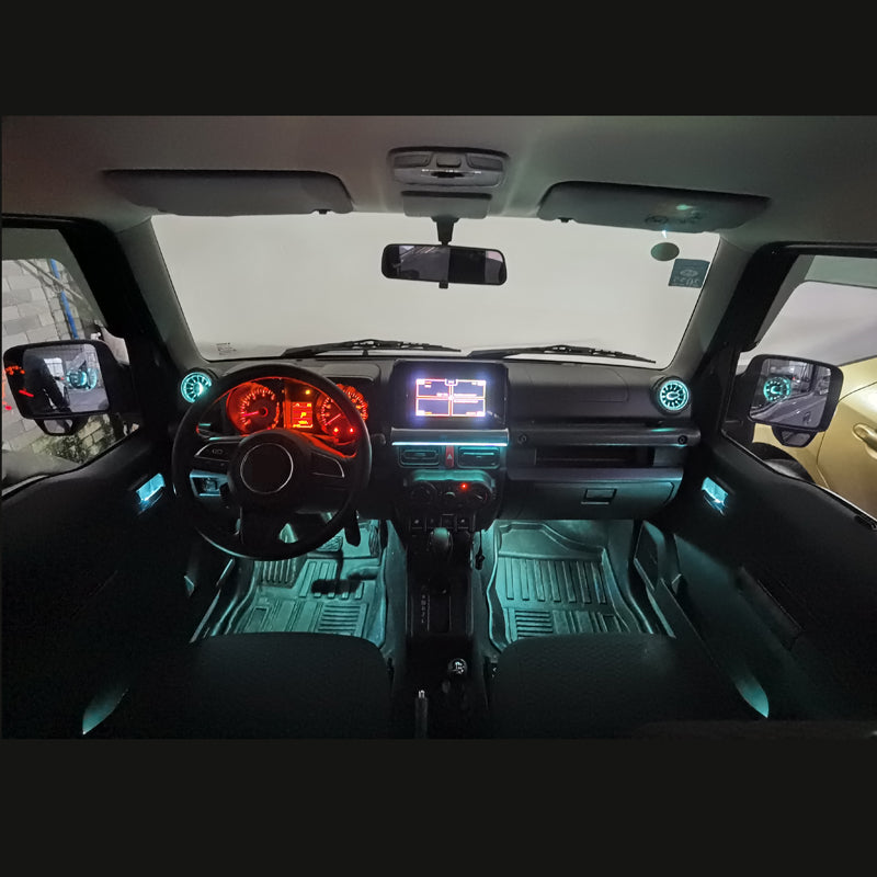 Maiker LED Atmosphere Light Air Vent for Suzuki Jimny JB64 JB74 Access