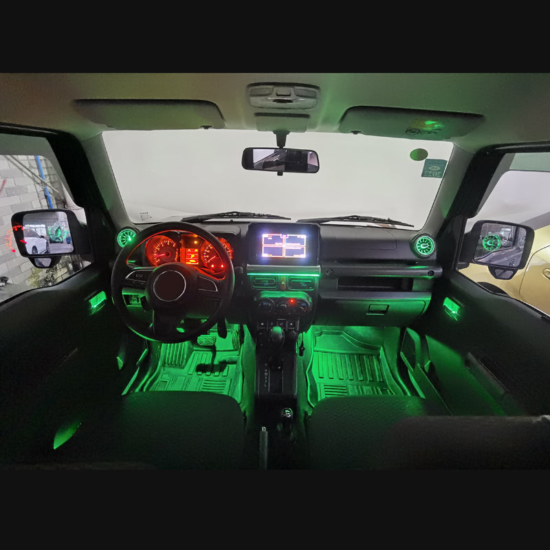 Maiker LEDアトモスフィアライト エアベント スズキ ジムニー JB64 JB74 アクセサリー