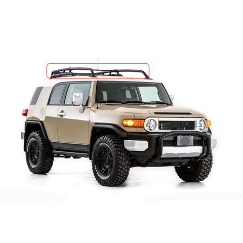 แร็คหลังคาสำหรับ FJ Cruiser 07+ อุปกรณ์เสริมกระเป๋าหลังคาเหล็กอัตโนมัติ 4x4 สำหรับ FJ 