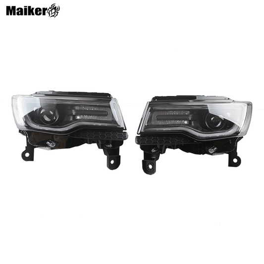 Xenon headlamps for Jeep grand cherokee accessories auto parts daytime lamp boay kits rim
