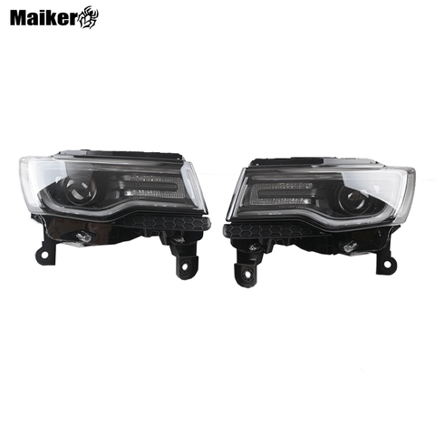 Xenon headlamps for Jeep grand cherokee accessories auto parts daytime lamp boay kits rim