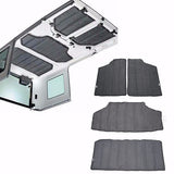 Hardtop Sound Heat Insulation Cotton Pad Kit 4 Door For Jeep for Wrangler JK