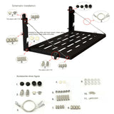 รถ ด้านหลัง Cargo Tailgate ตาราง Rack Carrier สำหรับ JEEP Wrangler JK กระเป๋าเดินทางผู้ถือ